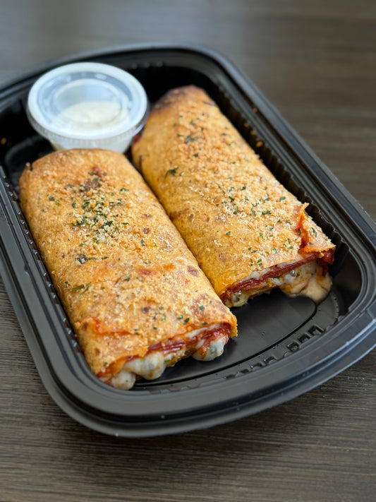 Pepperoni & Basil marinara roll-up