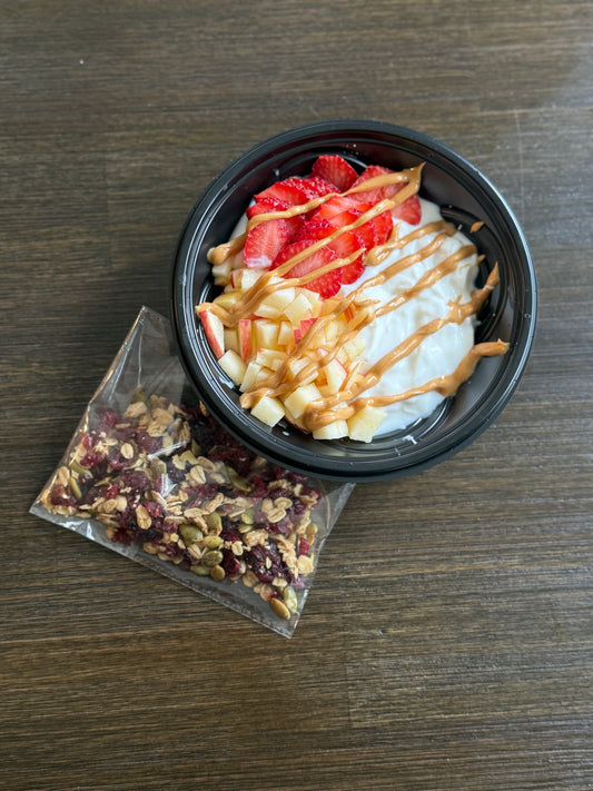 Peanut Butter Parfait w/ Oat 'n Berry Cluster